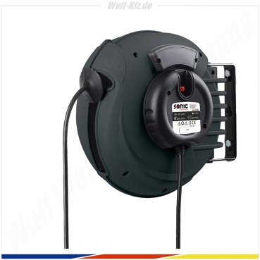 Sonic Kabelaufroller mit Stromkabel 18m